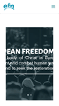 Mobile Screenshot of europeanfreedomnetwork.org